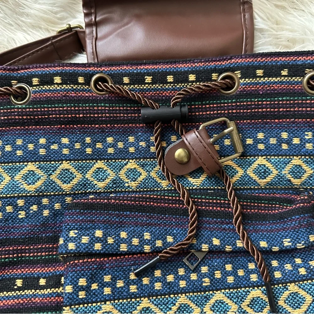 Mini Patterned Backpack - Picture 4 of 5
